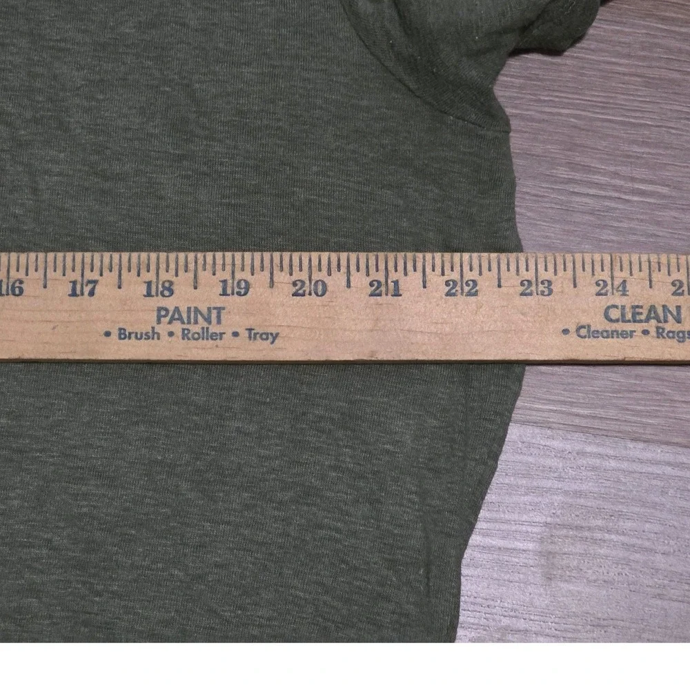 Banana Republic‎ Mens L Olive Green Performance Linen Short Sleeve Polo Shirt